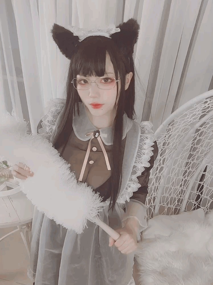 起司块wii - NO.003 黑色透明女仆 [54P]-XikXak